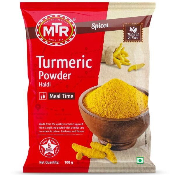 MTR Turmeric Powder | Quality Turmeric Powder | For all your Indian Meals | 100 grams